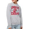 Picture of Junk Food Standard Team Helmet Pullover Hoodie. Relaxed Unisex Fit, Kansas City Chiefs-Athletic Heather, XX-Large