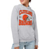 Picture of Junk Food Clothing x NFL - Cleveland Browns - Team Helmet - Unisex Adult Pullover Fleece Hoodie for Men and Women - Size XX-Large, Grey