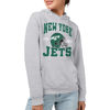 Picture of Junk Food Clothing x NFL - New York Jets - Team Helmet - Unisex Adult Pullover Fleece Hoodie for Men and Women - Size Small