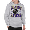 Picture of Junk Food Clothing x NFL - Baltimore Ravens - Team Helmet - Unisex Adult Pullover Fleece Hoodie for Men and Women - Size XX-Large