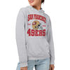 Picture of Junk Food Clothing x NFL - San Francisco 49ers - Team Helmet - Unisex Adult Pullover Fleece Hoodie for Men and Women - Size Small