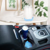 Picture of Amooca Car Cup Coaster Universal Non-Slip Cup Holders Bling Crystal Rhinestone Car Interior Accessories 4 Pack Light Blue