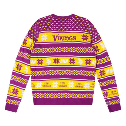Picture of FOCO Standard NFL Big Logo Ugly Sweater, Team Color