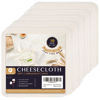 Picture of Cheese Cloths for Straining, Grade 100, 25 x 25inch 10 Pack, Hemmed Cheesecloth for Cooking, 100% Combed Unbleached Cotton Cheese Cloth