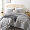 Picture of ROSGONIA Twin/Twin XL Comforter for College Girls Boys Grey,1 Gray Comforter & 1 Pillowcase, Lightweight Twin Bedding Sets Kids Comforter Dorm Bedding