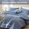 Picture of ROSGONIA Twin/Twin XL Comforter for College Girls Boys Slate Blue, 1 Comforter & 1 Pillowcase All Season Kids Comforter Sets Lightweight Dorm Bedding