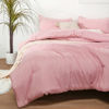 Picture of ROSGONIA Twin/Twin XL Comforter Set for College Girls Boys Pink, 1 Comforter & 1 Pillowcase, Lightweight Kids Comforter Set All Season Dorm Bedding