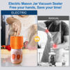 Picture of LOVE MOMENT Electric Mason Jar Vacuum Sealer Kit for Wide Mouth and Regular Mouth Mason Jar - Orange