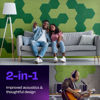 Picture of Ekkogo Acoustic Panels 12-Pack Soundproof Wall Panels 12"X10.4"X0.4" Sound Panels High Density Sound Dampening Panels - [Gin Green Hexagon]