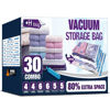Picture of HIBAG Vacuum Storage Bags, 30-Pack Space Saver Vacuum Storage Bags, Vacuum Seal Bags for Clothing, Clothes, Comforters and Blankets (30C)