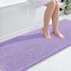 Picture of OLANLY Bathroom Rugs 70x24, Extra Soft Absorbent Chenille Bath Rugs, Rubber Backing Quick Dry, Machine Washable Bath Mats for Bathroom Floor, Tub and Shower, Home Decor Accessories, Lavender