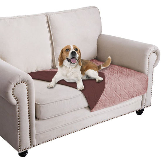 Picture of Ameritex Waterproof Dog Bed Cover Pet Blanket for Furniture Bed Couch Sofa Reversible