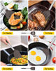 Picture of Pack of 2 Silicone Solid Turner, Non Stick Slotted Kitchen Spatulas, High Heat Resistant BPA Free Cooking Utensils, Ideal Cookware for Fish, Eggs, Pancakes(Chocolate)