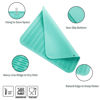 Picture of MicoYang Silicone Dish Drying Mat for Multiple Usage,Easy clean,Eco-friendly,Heat-resistant Silicone Mat for Kitchen Counter or Sink,Refrigerator or Drawer Liner Mint XL 18 inches x 16 inches