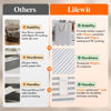Picture of Lifewit Laundry Hamper Large Collapsible Laundry Basket, Freestanding Waterproof Clothes Hamper Storage with Easy Carry Handles for Clothes in Bedroom Bathroom College Dorm for Adults, Grey, 125L