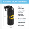 Picture of THERMOS FUNTAINER 16 Ounce Stainless Steel Vacuum Insulated Bottle with Wide Spout Lid, BATMAN
