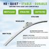 Picture of OEM QUALITY 26" + 16" PARRATI Premium All-Season White Windshield Wiper Blades (Set of 2)