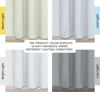 Picture of NICETOWN Easy Care Solid Thermal Insulated Grommet Room Darkening Curtains/Drapes for Bedroom (2 Panels, 42 by 84, Light Grey-Greyish White)