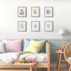 Picture of upsimples 8x10 Picture Frame Set of 5, Display Pictures 5x7 with Mat or 8 x 10 Without, Wall Gallery Photo Frames, Gray