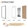 Picture of upsimples 8x10 Picture Frame Set of 5, Display Pictures 5x7 with Mat or 8 x 10 Without, Wall Gallery Photo Frames, Gray