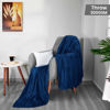Picture of Utopia Bedding Fleece Blanket Throw Size Navy 300GSM Luxury Blanket for Couch Sofa Bed Anti-Static Fuzzy Soft Blanket Microfiber (60x50 Inches)