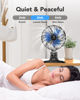 Picture of USB tabletop fan portable desktop mini fan foldable usb plug-in small fan multi-speed shift personal fan mute desktop fan office adjustable angle high wind power can be plugged into the computer fan