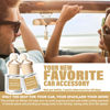 Picture of HoogaLife Car Air Freshener Diffuser - Revitalize Your Drive with Hanging Air Freshener Diffuser Aromatic Bliss On The Go(Strawberry Cake)