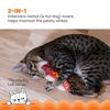 Picture of Catstages Hot Dog Kicker Catnip Toy and Dental Toy for Cats Hot Dog Themed Funny Catnip Stuffed Kicker Toy, Brown