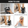 Picture of Dog Paw Cleaner, Washer, Buddy Muddy Pet Foot Cleaner for Small Medium Large Breed Dogs/Cats (with 3 absorbent towel) (Black, Medium)