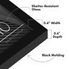 Picture of Americanflat 6x10 Picture Frame in Black - Thin Border Photo Frame with Shatter-Resistant Glass, Hanging Hardware, and Built-in Easel for Horizontal or Vertical Display Formats for Wall or Tabletop