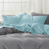 Picture of Bedsure King Size Sheets Set - 4 Pieces Soft King Sheets - Breathable & Cooling - Hotel Luxury - Easy Care Polyester Microfiber Bedding for Women, Men, Spa Blue