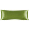 Picture of BEDELITE Satin Silk Body Pillow Pillowcase for Hair and Skin, Premium and Silky Cedar Green Long Body Pillow Case Cover 20x54 with Envelope Closure
