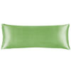 Picture of BEDELITE Satin Silk Body Pillow Pillowcase for Hair and Skin, Premium and Silky Sage Green Long Body Pillow Case Cover 20x54 with Envelope Closure