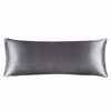 Picture of BEDELITE Satin Silk Body Pillow Pillowcase for Hair and Skin, Premium and Silky Dark Grey Long Body Pillow Case Cover 20x54 with Envelope Closure