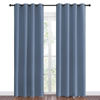 Picture of NICETOWN Stone Blue Room Darkening Curtain Panels 86" Length for Bedroom Living Room, Thermal Insulated Blackout Draperies for Home Decoration, Total Privacy (55" Width, 2 Pieces)