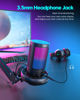 Picture of COCONISE Gaming Microphone, USB PC Mic for Podcasts Videos, Streaming, Condenser Mic with Quick Mute, Tripod Stand, Pop Filter, RGB Indicator, Shock Mount, Rotate gain button, Compatible with PS4/5/PC