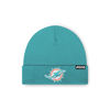 Picture of FOCO Men's Miami Dolphins NFL Logo Basic Beanie Hat, Team Color