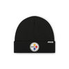 Picture of FOCO Men's Pittsburgh Steelers NFL Logo Basic Beanie Hat, Team Color