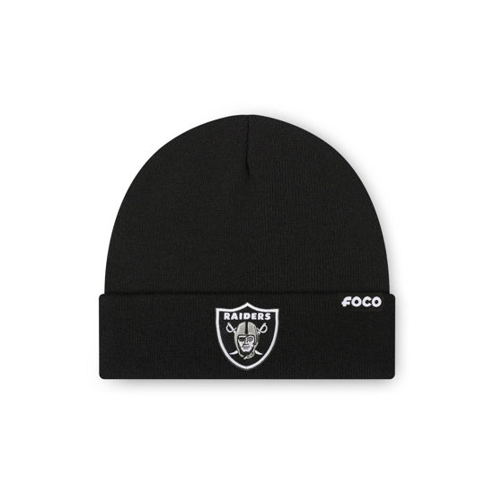 Picture of FOCO Men's Las Vegas Raiders NFL Logo Basic Beanie Hat, Team Color