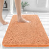 Picture of OLANLY Bathroom Rugs 36x24, Extra Soft Absorbent Chenille Bath Rugs, Rubber Backing Quick Dry, Machine Washable Bath Mats for Bathroom Floor, Tub and Shower, Home Decor Accessories, Orange