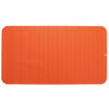 Picture of MicoYang Silicone Dish Drying Mat for Multiple Usage,Easy clean,Eco-friendly,Heat-resistant Silicone Mat for Kitchen Counter or Sink,Refrigerator or Drawer Liner Orange XXXXL 32 inches x 18 inches