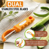 Picture of Spring Chef Premium Swivel Vegetable Peeler, Soft Grip Handle and Ultra Sharp Stainless Steel Blades - Perfect Kitchen Peeler For Veggie, Fruit, Potato, Carrot, Apple - Mango