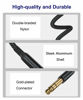 Picture of Elebase 1/4 Inch TRS Instrument Cable 20ft 2-Pack,Straight 6.35mm Male Jack Stereo Audio Interconnect Cord,6.35 mm Balanced Line for Electric Guitar,Bass,Keyboard,Mixer,Amplifier,Amp,Speaker,Equalizer