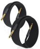 Picture of Elebase 1/4 Inch TRS Instrument Cable 30ft 2-Pack,Straight 6.35mm Male Jack Stereo Audio Interconnect Cord,6.35 mm Balanced Line for Electric Guitar,Bass,Keyboard,Mixer,Amplifier,Amp,Speaker,Equalizer
