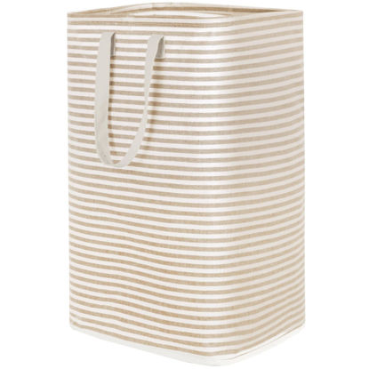 Picture of Lifewit Laundry Hamper Large Collapsible Laundry Basket, Freestanding Waterproof Clothes Hamper Storage with Easy Carry Handles for Clothes in Bedroom Bathroom College Dorm for Adults,Beige, 80L