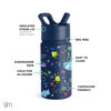 Picture of Simple Modern Disney Pixar Monsters Inc Kids Water Bottle with Straw Lid | Reusable Insulated Stainless Steel Cup for Boys, School | Summit Collection | 14oz, Monsters Inc Dream Team