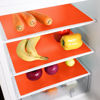 Picture of Red Fridge Liners Shelf Liner for Kitchen Cabinets Refrigerator Liners Waterproof & Oil-Proof Kitchen Cupboard Liner Non Adhesive Drawer Mats EVA Material for Shelves 11.8 x 236.2 Inches