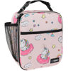 Picture of OPUX Premium Insulated Lunch Box, Soft School Lunch Bag for Kids Girls, Leakproof Small Lunch Pail Women Work, Reusable Compact Cooler Tote Lunchbox for Office, Pink Unicorn