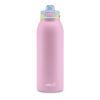 Picture of Ello Pop & Fill 40oz Stainless Steel Water Bottle with Quick Fill Technology, Double Walled and Vacuum Insulated Metal, Leak Proof Locking Lid, Sip and Chug, Reusable, BPA Free, Rosy Skyline