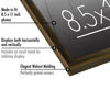 Picture of Americanflat 8.5x11 Picture Frame with Shatter-Resistant Glass - Streamline Collection - Thin Border Photo Frame for Wall and Tabletop Display - Hanging Hardware and Easel Back Included - Walnut